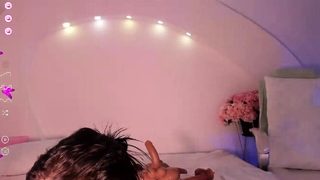 Amateur brunette chick toying her ass and pussy on webcam