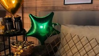 Blonde Babe Sucking Dildo While Rubbing Her Clit