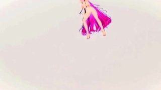 Foxy 3D Superwoman bounces up and down on a cock