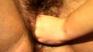 Hardcore dp threesome for busty brunette slut