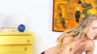 Sensual blonde Anna Stevens enjoys a fucking ride
