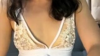 Amateur striptease and Solo masturbation