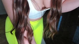 Cute blonde amateur webcam teen masturbating