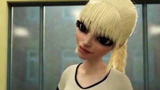 H0RSE Cock FUTA Fucks SHEMALE Teacher 3D