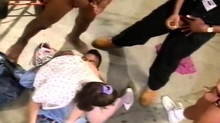 Vintage pornstars bunny bleu ron jeremy blowjob threesome